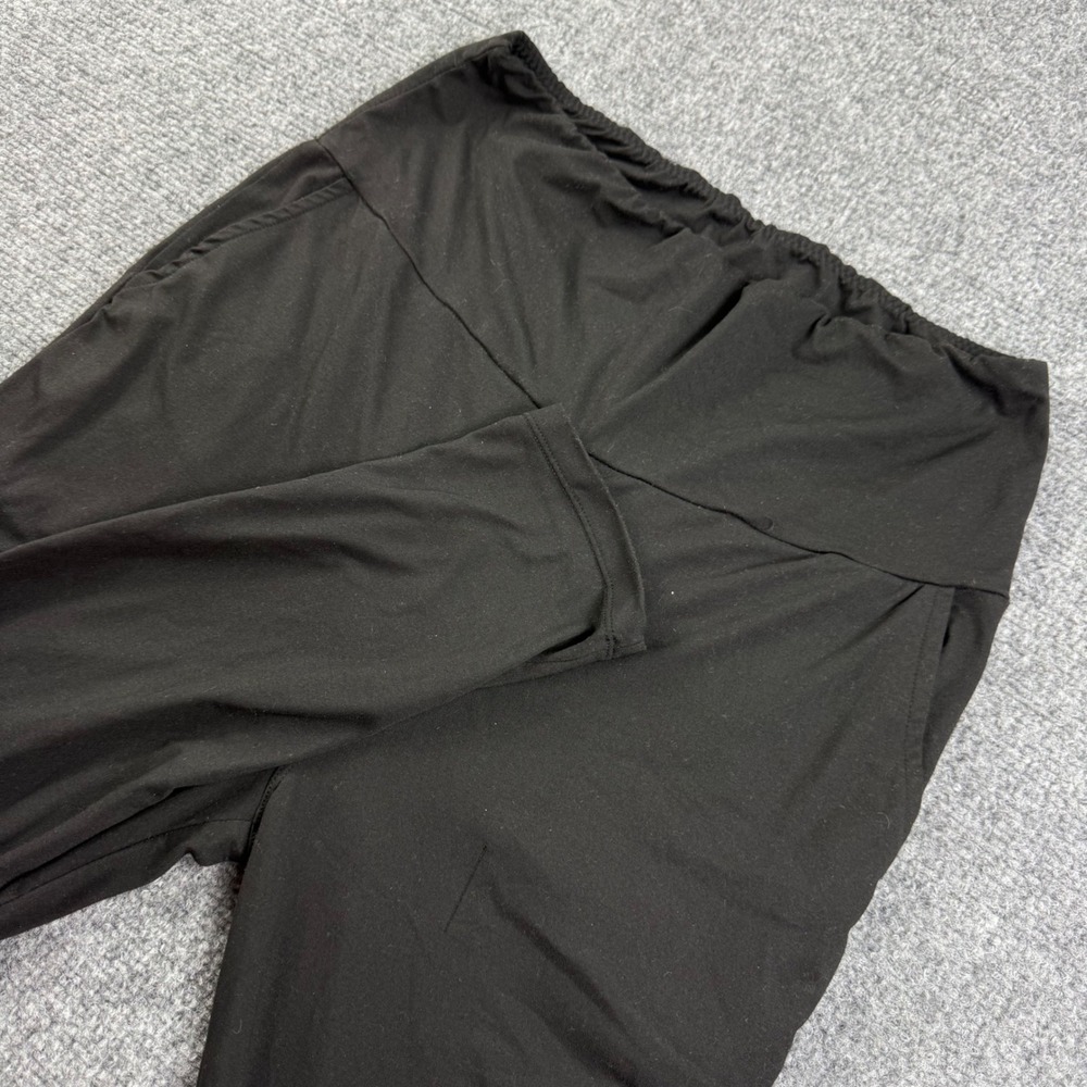 Unbranded Jogger Pants Size XXL Black Elastic Waist Pockets Stretch Women's